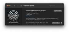 MacOS 12.6.2 update