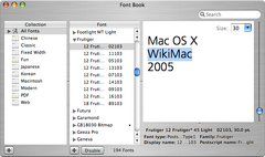 FontBookX10.3