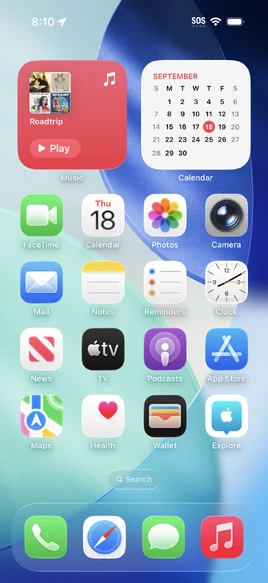 IOS 26 Home Screen