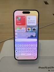 Apple Intelligence Type To Siri feature demo.