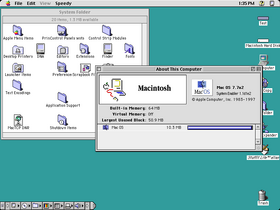 Mac OS 7.7 beta a2c5 desktop