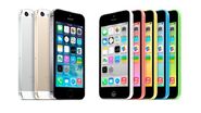 iPhone 5s lineup with the iPhone 5c.