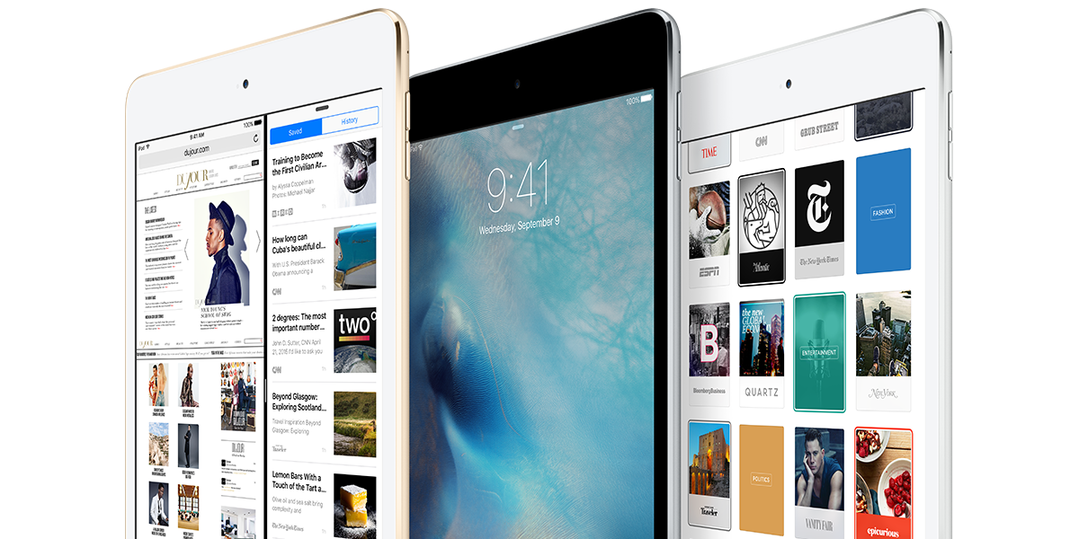 When did the iPad Mini 4 come out? 