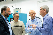 Johny Srouji and Tim Cook in Israel