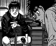 Umezawa and Ippo talking about the Class A Tournament