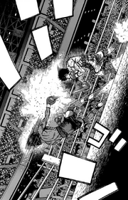 Ippo sending Antonio down with an overhand