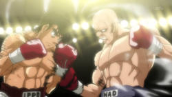 BLOOD CROSS. MIYATA CRUCIFICADO!  REACT hajime no ippo new challenger  episódio 2 