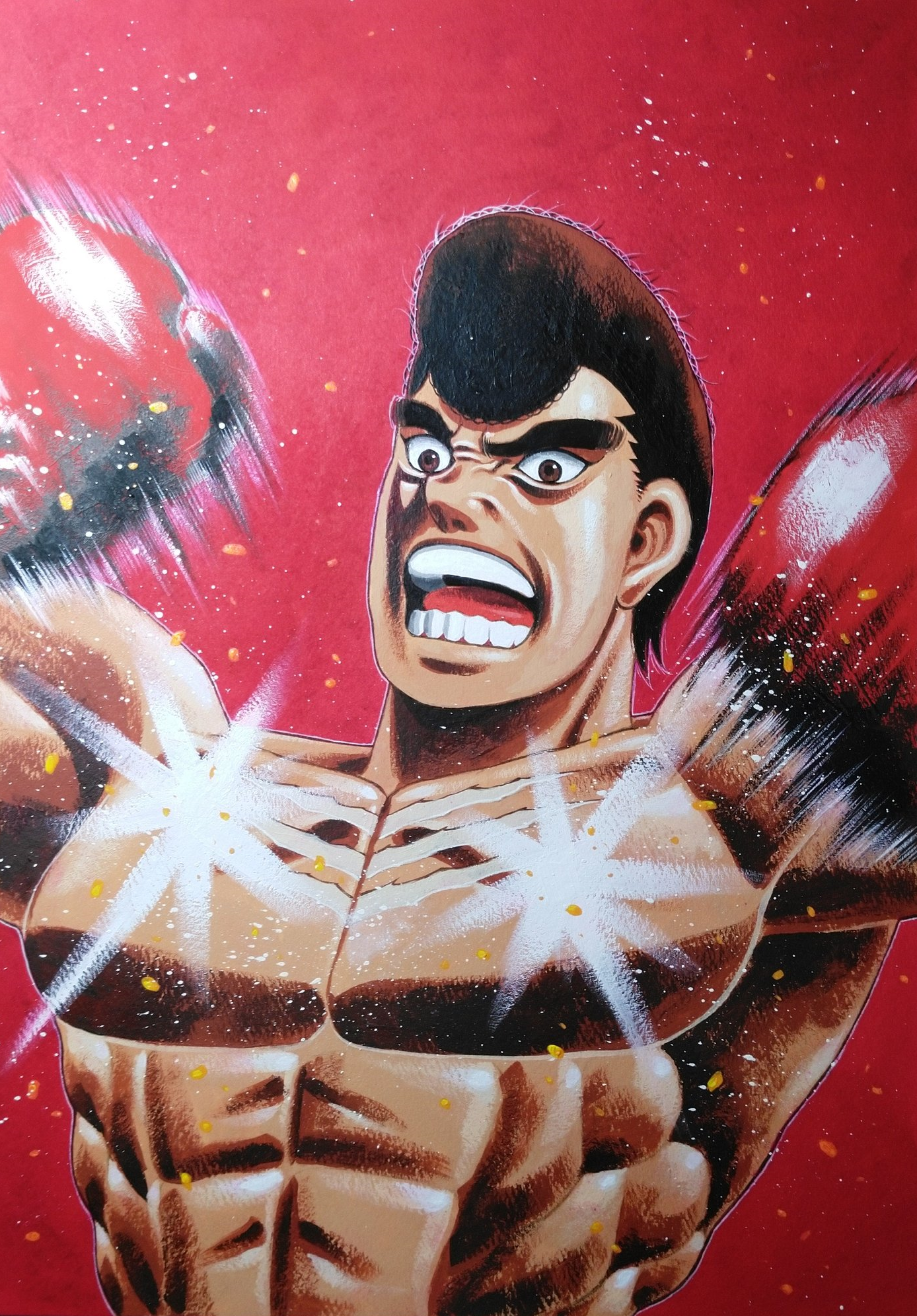 Japan Anime Hajime No Ippo Makunouchi Poster Print On Canvas Wall