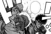 Kamogawa explaining to Ippo about Volg's history in America