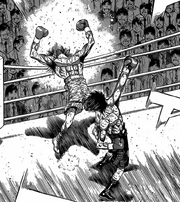 Sendō defeating Nargo