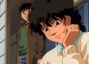 Hiroko talking about how Ippo's face has become like a man's