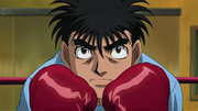 Ippo with boxing mitts (New Challenger)