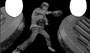 Shinoda explaining how impressive Kamogawa's mitt practice skills are