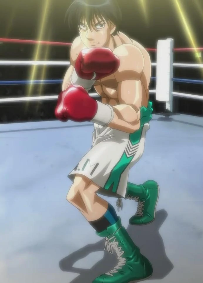 boxing stance anime