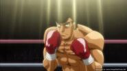 Takamura's fighting stance.