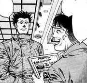 Sawamura and Kawbe meet before Sawamura's match against Mashiba