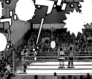 Itagaki winning his second match with Ippo as his second by decision