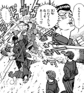Matsuda watching Ippo being beaten by Umezawa.
