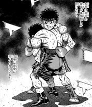 Take traps Ippo's left and right