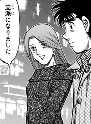 Ippo and Sendō's teacher talking about Sendō's past