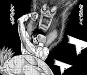 Mashiba attempting to elbow Rosario's back