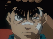 Ippo's stare at Date