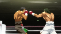 BLOOD CROSS. MIYATA CRUCIFICADO!  REACT hajime no ippo new challenger  episódio 2 