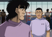 The Toho coach informs Mashiba about a world fighter wanting to fight him after his title defence