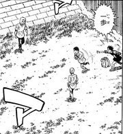 Ippo trying to stop Taihei and Kaneda's fight - 01