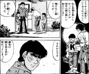 Kimura's Father apologising Kimura's Bullies.