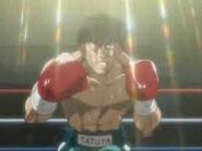 Kimura getting unconscious right when the time was to throw a punch to Mashiba.