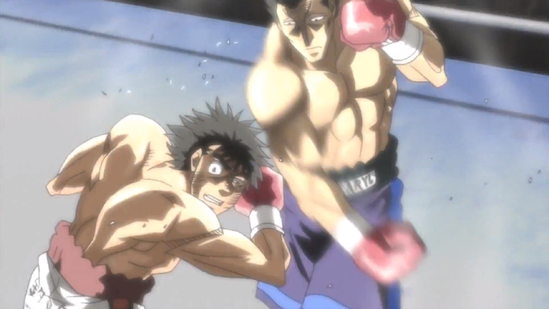 Hajime No Ippo Rising: Dempsey roll 2.0 against Sawamura vostFR (eng sub in  settings) 