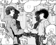 Ippo and Sanada - Shake hands