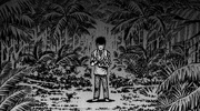 Ippo imagining himself in a jungle