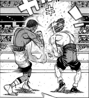 Goat vs Takamura - Goat's hitting Takamura