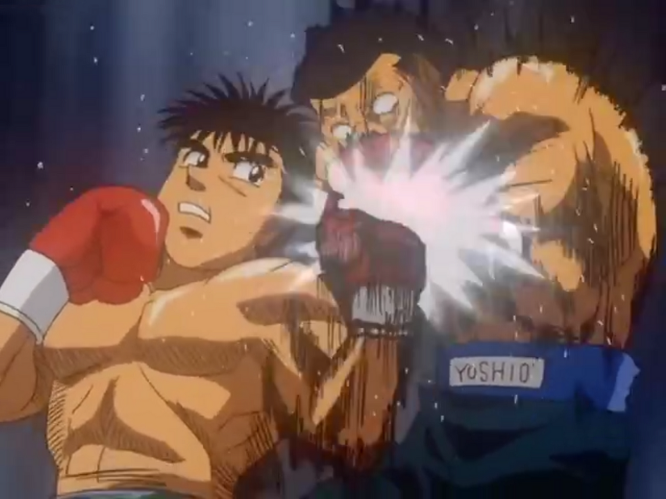 Hajime no Ippo: Ippo Makunouchi versus Fujiwara Yoshio Full Fight #boxing  #MakunouchiIppo 