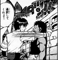 Miyata confronting Payao.