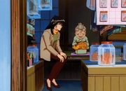 Takeshi's grandmother telling Mari about Takeshi's past