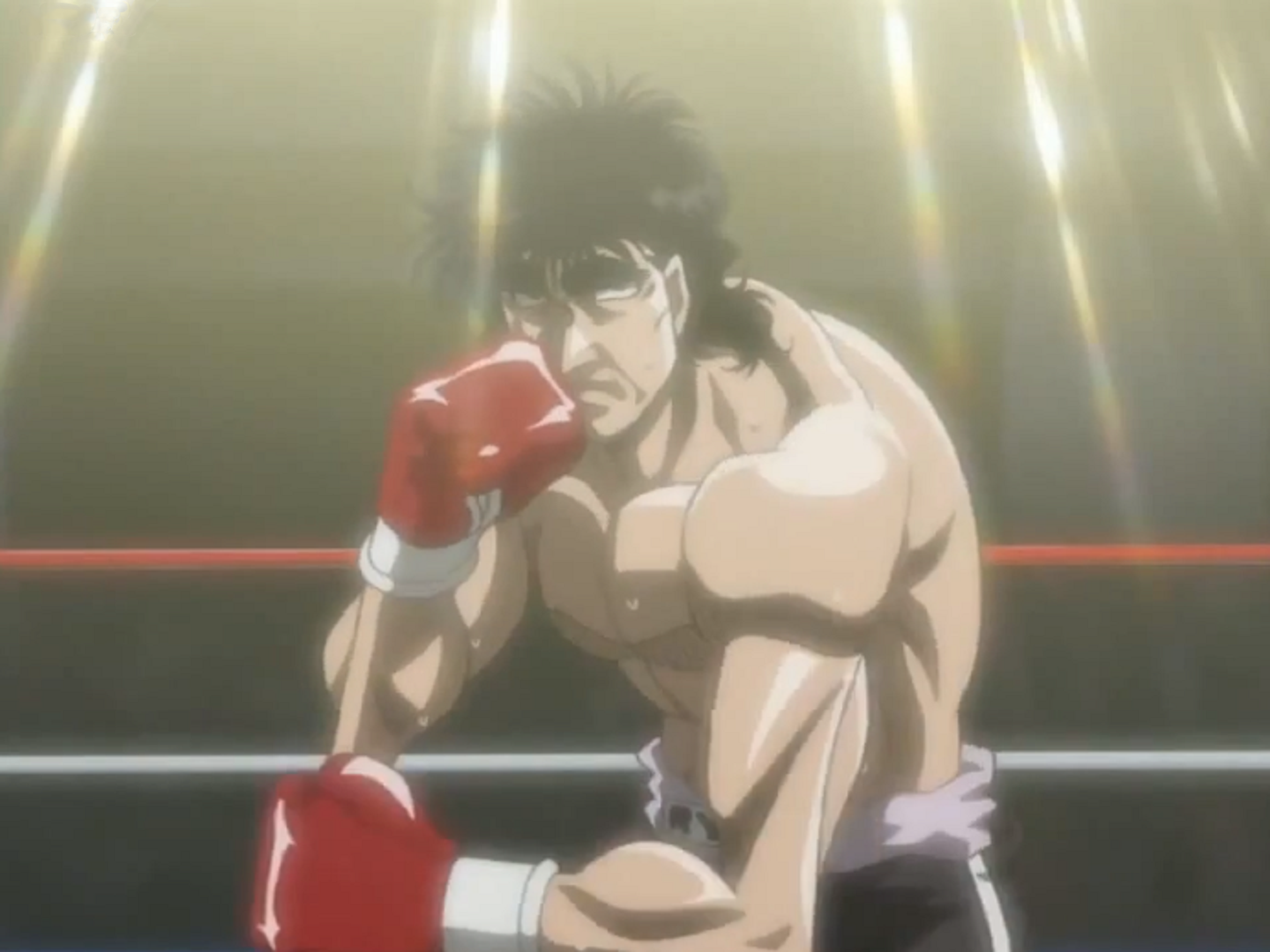 boxing stance anime