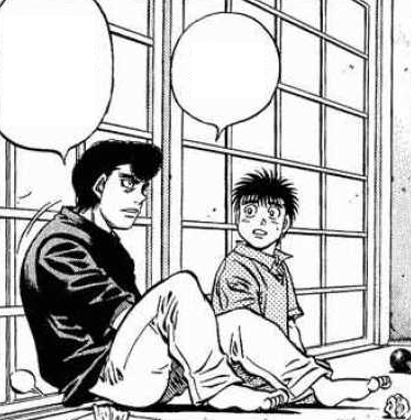 Ippo is left hand dominant, Kamogawa's forcing his own style