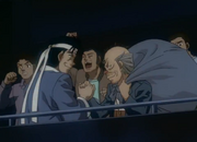 Umezawa and Nekota teaming up to cheer for Ippo