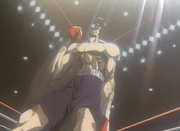 Mashiba's left arm falls