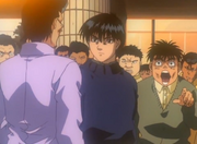 Miyata arrives to Osaka and meets Ippo