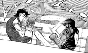 Sendō and Wally sparring