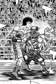 Take's short left uppercut approach
