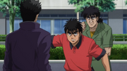 Ippo stops Mashiba from attacking Sawamura