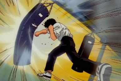 HAJIME NO IPPO TAKESHI SENDO VS IPPO ANIME PRODUCTION CEL 7