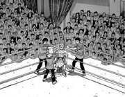 Ippo, Yagi, and Shinoda using the Kamogawa Revival Technique
