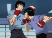 Kimura sparring with Miyata