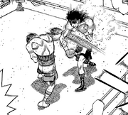 Mashiba's Chopping Right getting countered by Juan